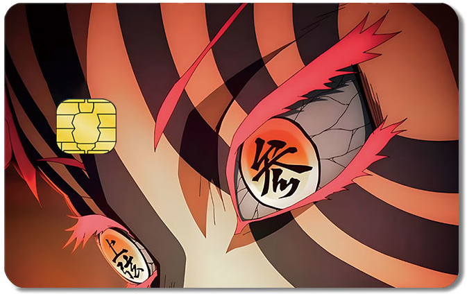 Demon Slayer Credit Card Sticker #142