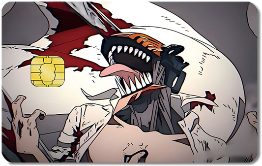 Chainsaw Man Credit Card Sticker #149