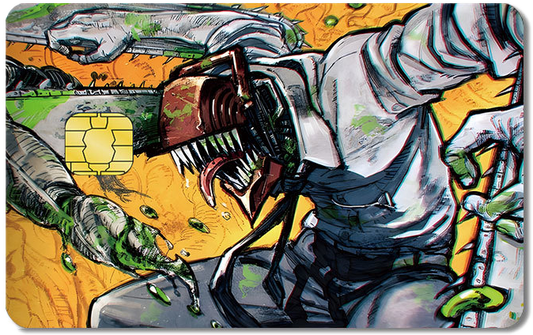 Chainsaw Man Credit Card Sticker #150