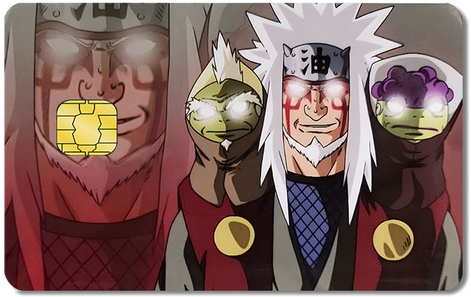 Naruto Credit Card Sticker #151