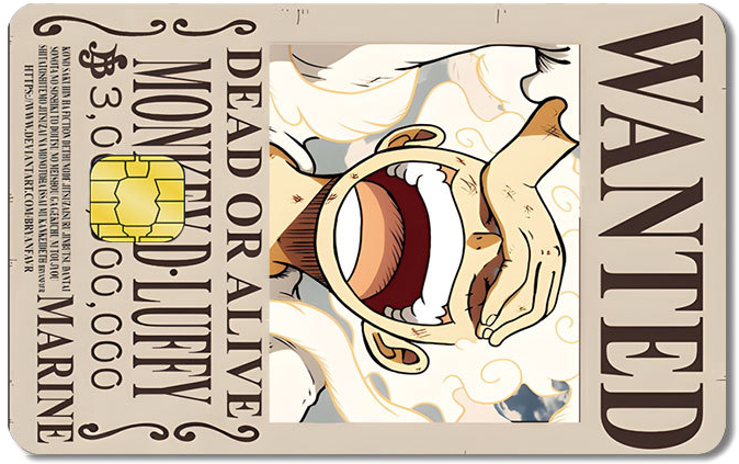 One Piece Credit Card Sticker #156