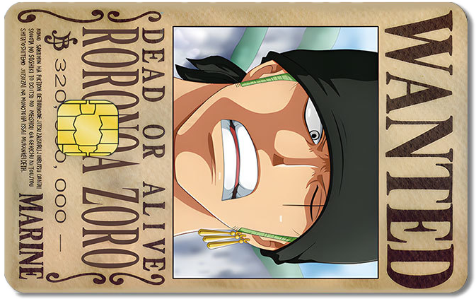 One Piece Credit Card Sticker #159