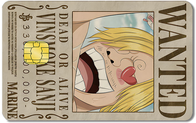 One Piece Credit Card Sticker #164