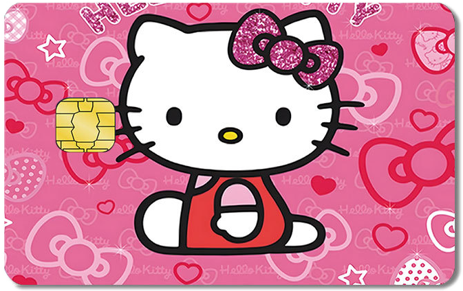 Hello Kitty Credit Card Sticker #165