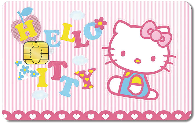 Hello Kitty Credit Card Sticker #167