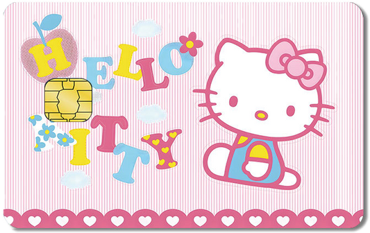 Hello Kitty Credit Card Sticker #167