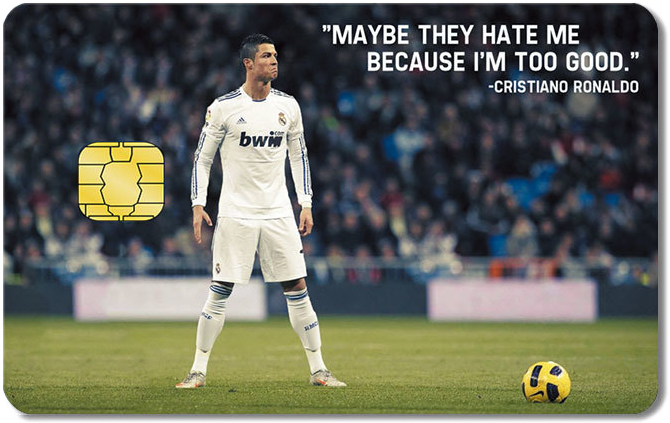 Football Credit Card Sticker #172
