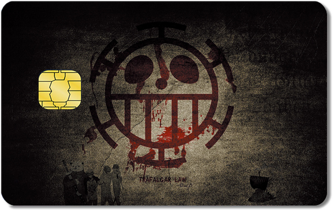 One Piece Credit Card Sticker #195