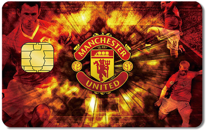 Football Credit Card Sticker #12