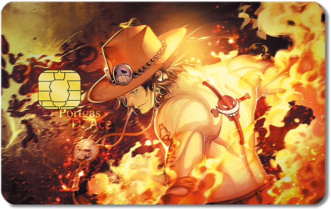 One Piece Credit Card Sticker #214
