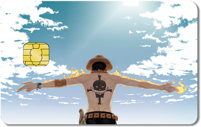 One Piece Credit Card Sticker #215