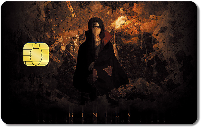 Naruto Credit Card Sticker #222
