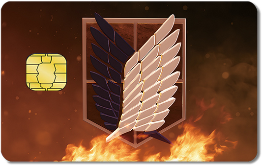 Attack on Titan Credit Card Sticker #242