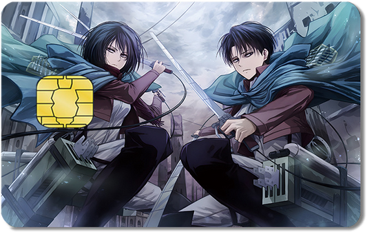 Attack on Titan Credit Card Sticker #243