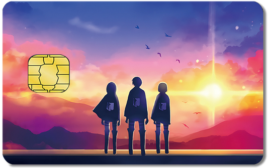Attack on Titan Credit Card Sticker #244