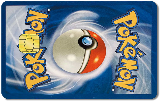 Pokémon Credit Card Sticker #253