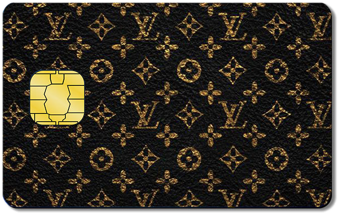 Designer Credit Card Sticker #1