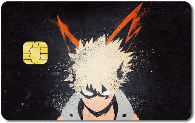 My Hero Academia Credit Card Sticker #258