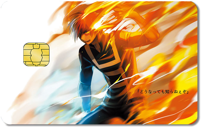 My Hero Academia Credit Card Sticker #259