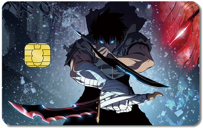 Solo Leveling Credit Card Sticker #272