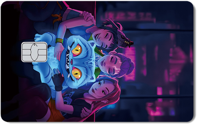 KPop Demon Hunters Credit Card Sticker #279