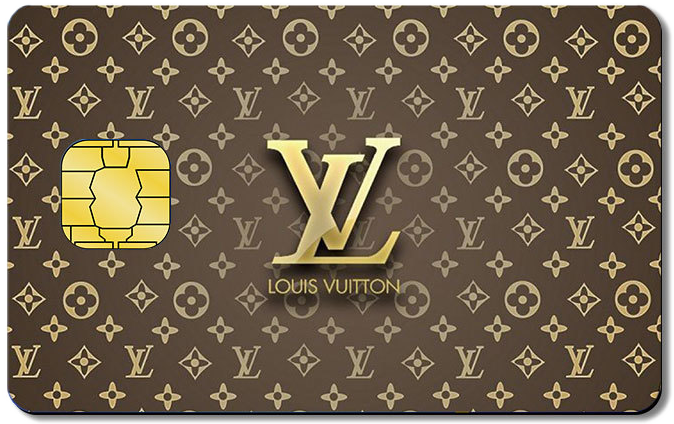 Designer Credit Card Sticker #2