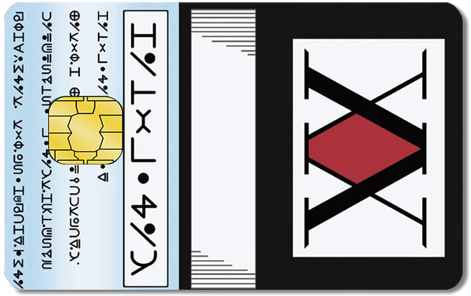 Hunter x Hunter Credit Card Sticker #31