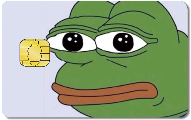 Meme Credit Card Sticker #36