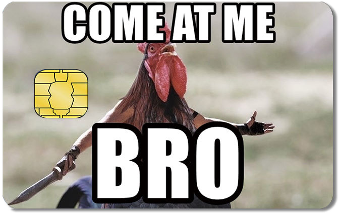 Meme Credit Card Sticker #38