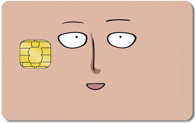 One Punch Man Credit Card Sticker #42