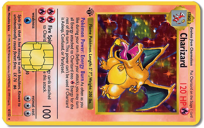 Pokémon Credit Card Sticker #53