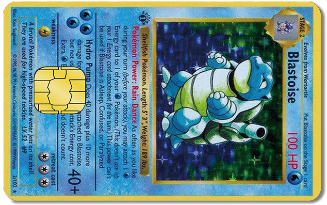Pokémon Credit Card Sticker #56