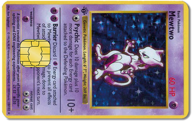 Pokémon Credit Card Sticker #57