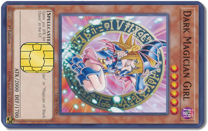Yu-Gi-Oh! Credit Card Sticker #58