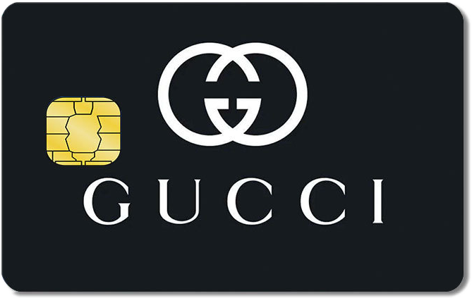 Designer Credit Card Sticker #61