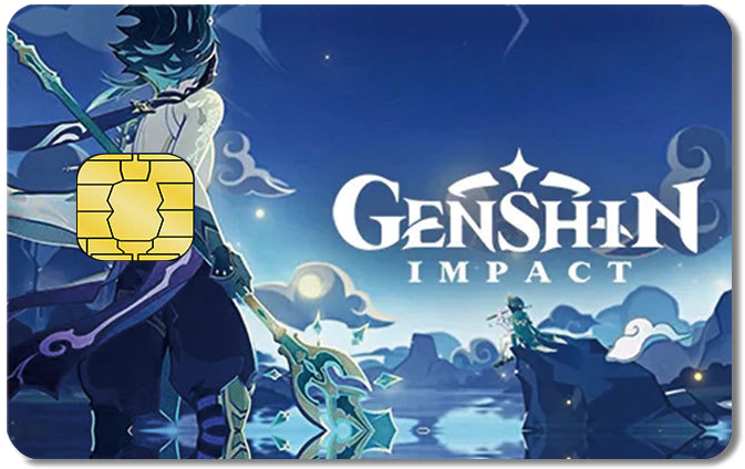 Genshin Impact Credit Card Sticker #65