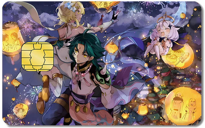 Genshin Impact Credit Card Sticker #66