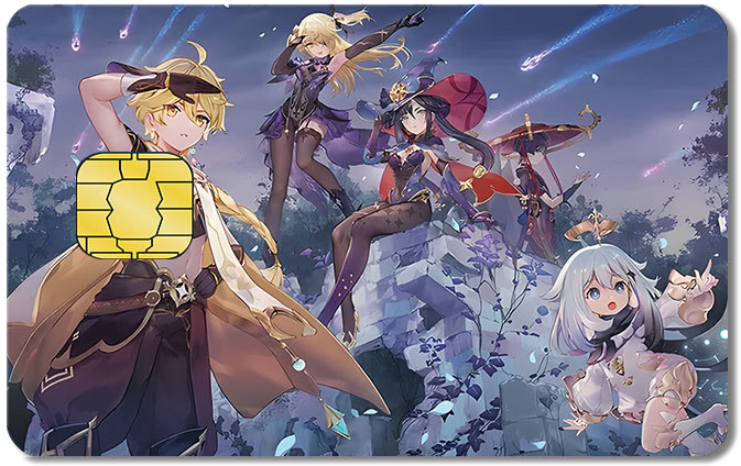 Genshin Impact Credit Card Sticker #67