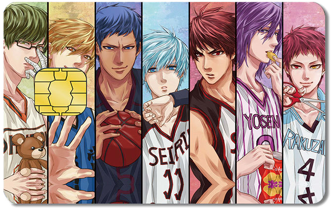 Kuroko's Basketball Credit Card Sticker #74