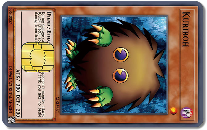 Yu-Gi-Oh! Credit Card Sticker #83