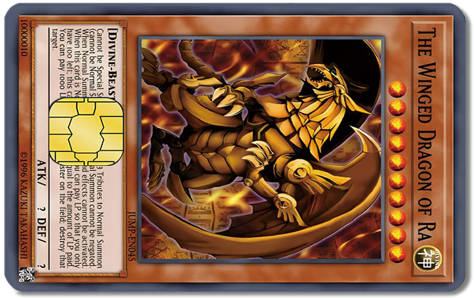 Yu-Gi-Oh! Credit Card Sticker #86