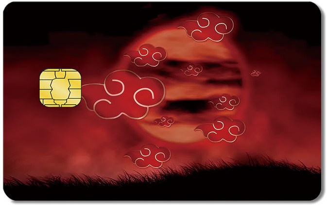 Naruto Credit Card Sticker #115