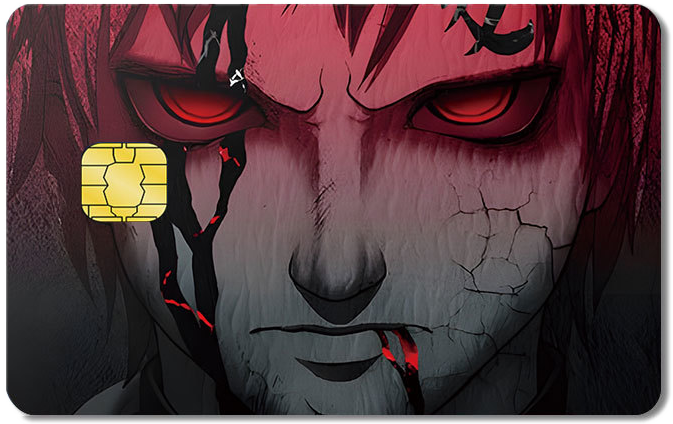 Naruto Credit Card Sticker #121