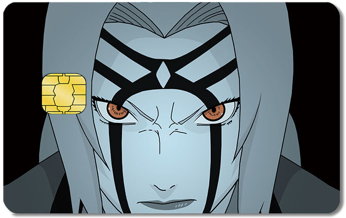 Naruto Credit Card Sticker #123