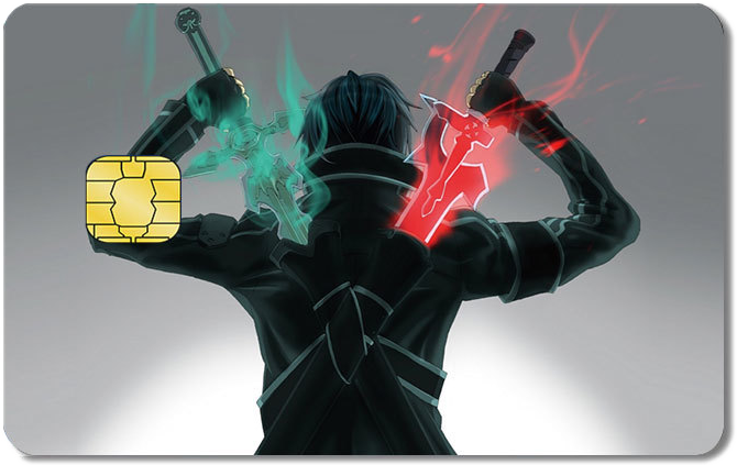 Sword Art Online Credit Card Sticker #125