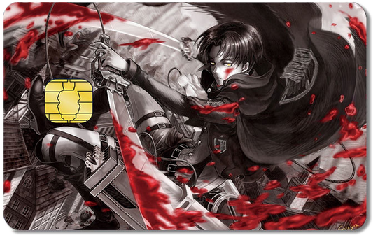 Attack on Titan Credit Card Sticker #126