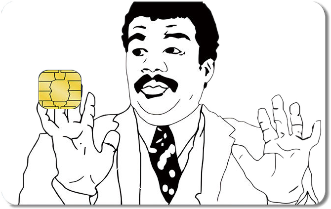 Meme Credit Card Sticker #132