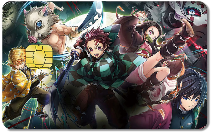 Demon Slayer Credit Card Sticker #135